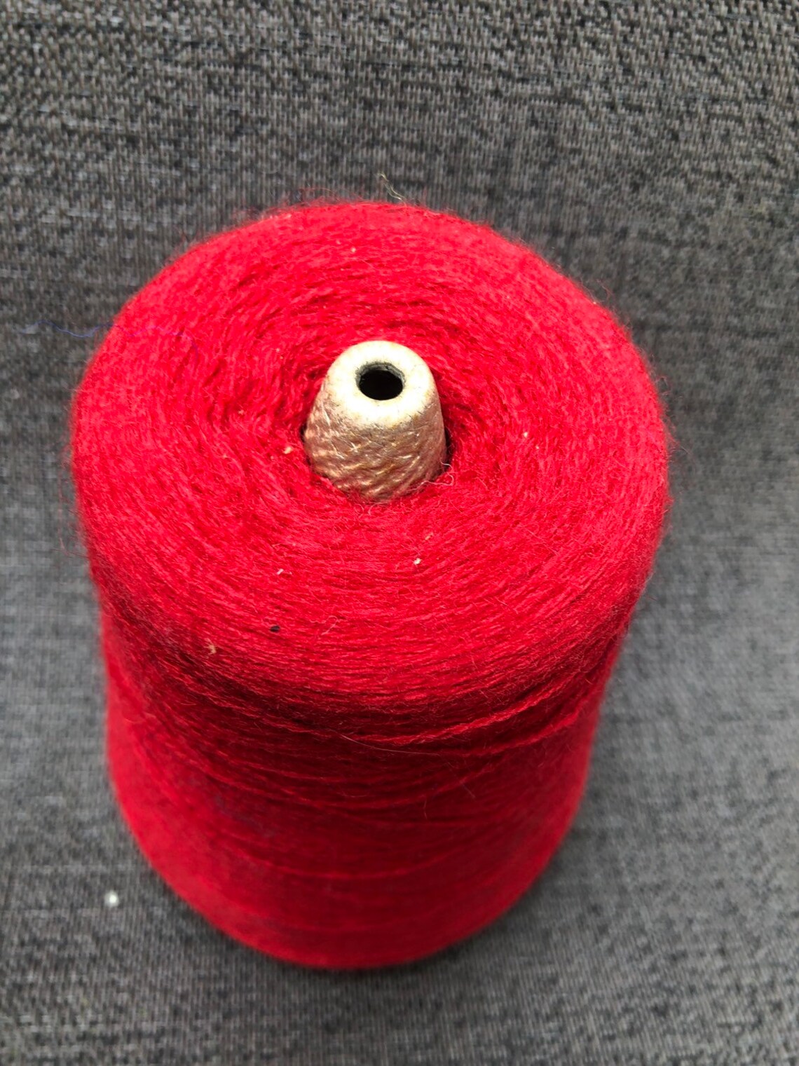 Wool Yarn Worsted All Wool on Cone Cone Yarn Spool Yarn Etsy