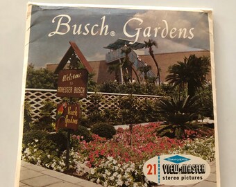 A988 , Sawyer’s A988 Busch Gardens,Tampa FL US Travel viewmaster Reels Packet début 1960,AA3