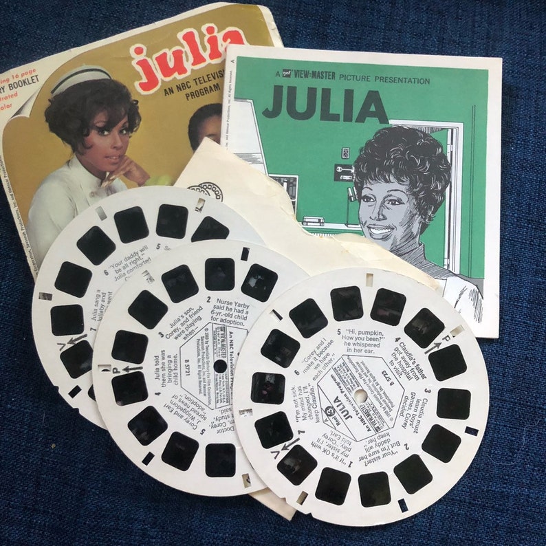 View Master Packet dated 1969 viewfinders #T julia Packet GAF 1969 View Master 3 Reel Pack