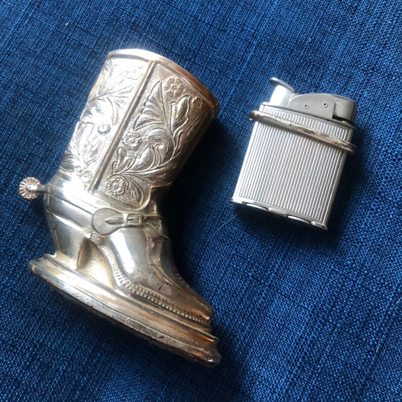 shining boots with lighter