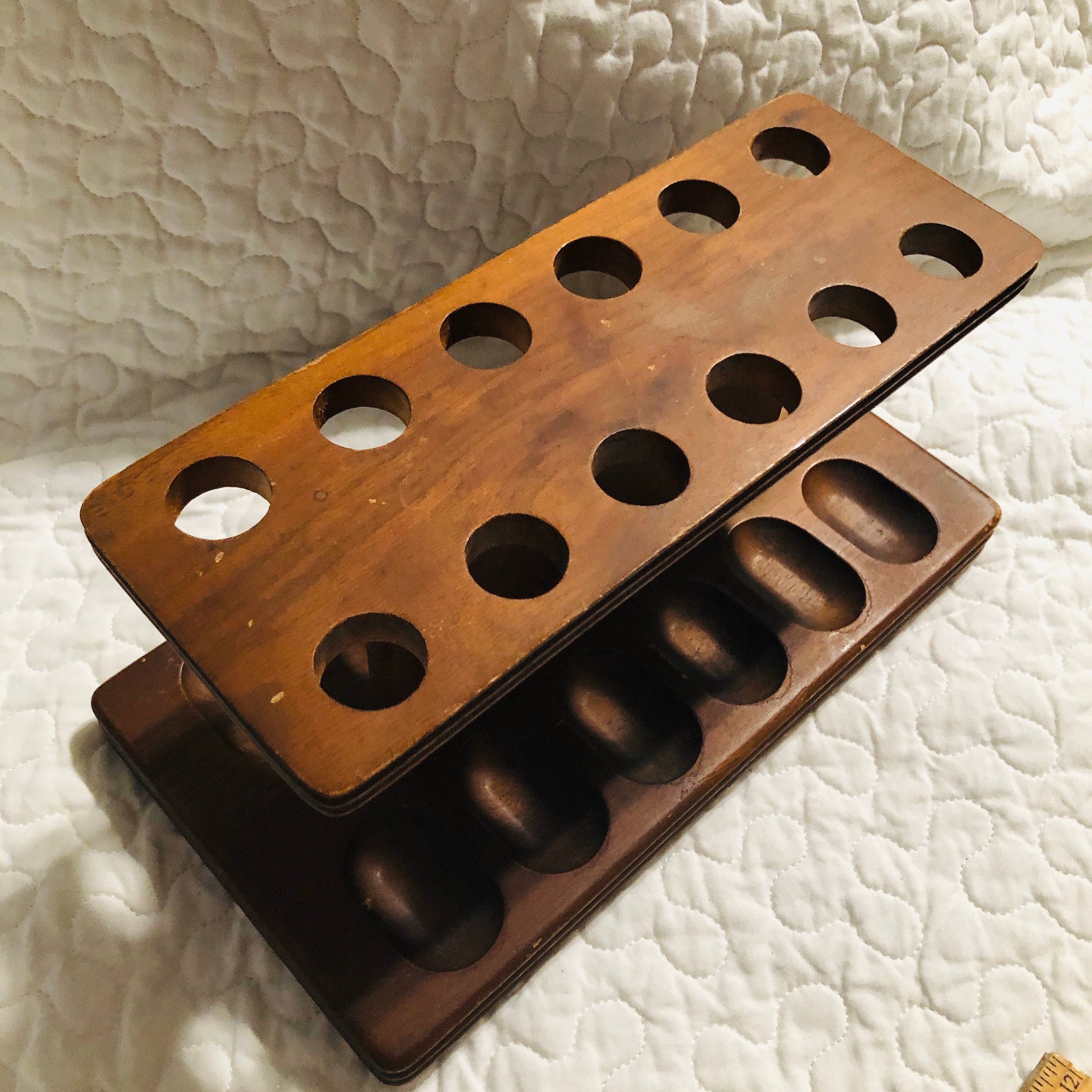 Tobacco Pipe holder wood tobacco rack vintage pipe holder Etsy