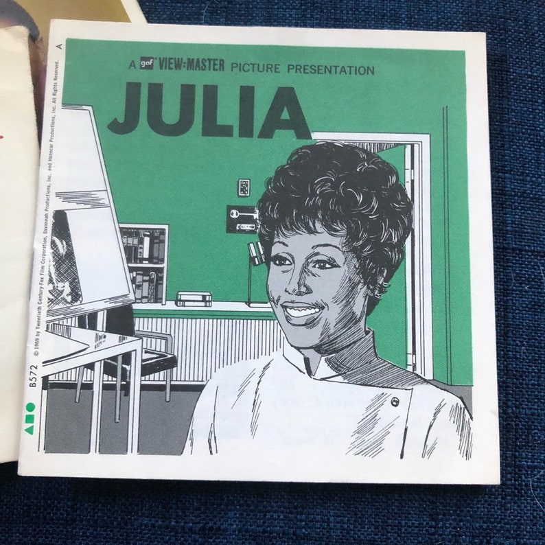 View Master Packet dated 1969 viewfinders #T julia Packet GAF 1969 View Master 3 Reel Pack