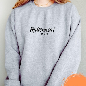 Sudadera personalizada "Millennial [palabra a tu elección]" | Suéter Millennial | Regalo para niños de los 90 | Suéter unisex retro