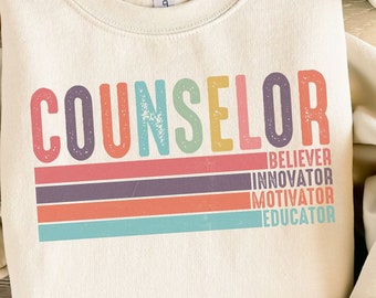 Consejero escolar (Png), diseños de sublimación para psicólogos, puntos dálmatas, consejero escolar (Png), estilo retro y elegante, archivo para imprimir, descarga digital