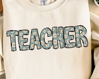 Retro Teacher PNG Doodle, Teacher Appreciation Png, Teacher Sublimation design, Teacher vibes png, Teaching shirt png design, Png Bundle