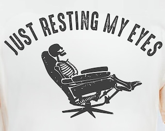 Simplemente descansando la vista PNG, imágenes prediseñadas de chiste de papá, diseño de sublimación de esqueleto sarcástico, camiseta de padrastro, descargas digitales instantáneas, diseño de camiseta