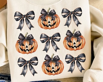 Halloween Pumpkin png, Coquette Bow Halloween png, Spooky Season png, Halloween Shirt png, Pumpkin png, Halloween Shirt Sublimation Designs