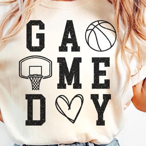 Basketball Png, Basketball Game Day Png, Basketball Mama Png, Basketball Mom Png Sublimation, Coquette Basketball Png Shirt Design, Game Day