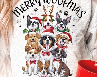 Hundmamma PNG, hundjul png, god jul png, png för jul, jul svg png, jul png design, hundälskare png, hundmamma png, hund png