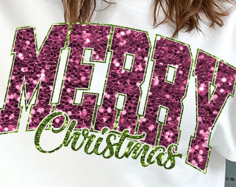 Christmas Glitter Png, Merry Christmas Png, Retro Christmas Png, PNG, Santa Claus PNG, Bundle Png, Sublimation Designs