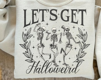 Halloween png,Halloween Sublimation Design,Halloweird,png,Halloween skeleton Design,Spooky Season png,Vintage Halloween png