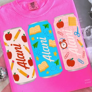 Preppy Back to School Floral Bundle PNG, First Day of School Designs, Kindergarten to Third Grade, Retro Teacher Shirt Neon Sublimation