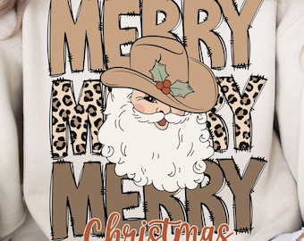 Howdy Christmas Png, Western Christmas Png, Retro Christmas Tree Png, Cowboy Christmas Png, Christmas Cowgirl, Coquette Christmas Png Design