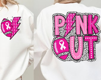 Breast Cancer Football pink out png,Breast Cancer PNG,pink ribbon Png, American Football png,pink out sublimation design,Cancer png