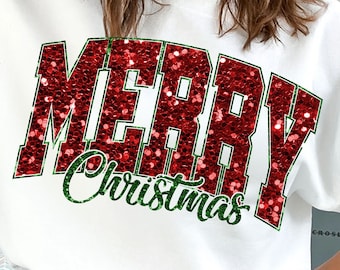 Christmas Glitter Png, Merry Christmas Png, Retro Christmas Png, PNG, Santa Claus PNG, Bundle Png, Sublimation Designs