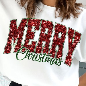 Christmas Glitter Png, Merry Christmas Png, Retro Christmas Png, PNG, Santa Claus PNG, Bundle Png, Sublimation Designs
