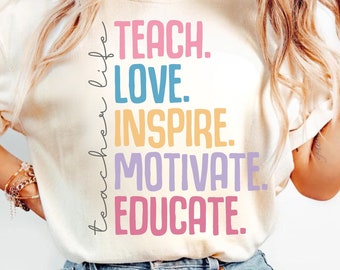 Retro Teacher PNG Design, Teacher PNG, Teacher Life PNG, Teacher Clipart, Teacher Sublimation, Back to School Png, Svg Files For Cricut