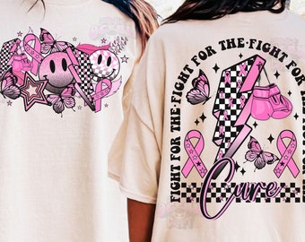 Breast Cancer with boxing gloves png sublimation design download, Breast Cancer png, Cancer Awareness png, sublimate designs download