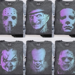 Halloween Characters Png Bundle, Halloween Bundle PNG, Retro Horror Png Bundle, Scary Movie Bundle, Horror Png, Horror Halloween Png