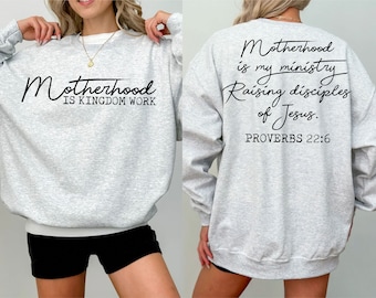 Motherhood Is My Ministry PNG, Mom Life SVG, Christian Png, Trendy, Raising Arrows, Worship Shirt Svg, Raising Disciples, Sublimation, Jesus