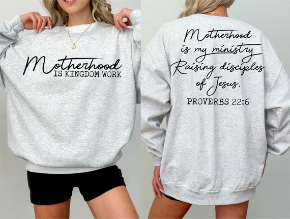 Motherhood Is My Ministry PNG, Mom Life SVG, Christian Png, Trendy, Raising Arrows, Worship Shirt Svg, Raising Disciples, Sublimation, Jesus