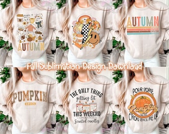 Retro Fall Png Bundle, Fall shirt png, Fall Coquette png, Autumn PNG, Trendy Fall, Thanksgiving png, Autumn Png, Groovy Fall Bundle