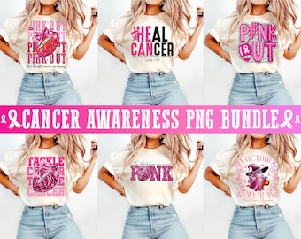Breast Cancer Awareness Bundle Png, Breast Cancer Png,In October We Wear Pink Png,Awareness Ribbon Png, Inspirational Png,Coquette Png