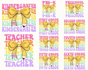 Retro Back to Shool png Bundle, Back to School Mega Bundle, Teacher bright Dalmatian bundle, First Grade, Pre-K, 1st/2nd back to school