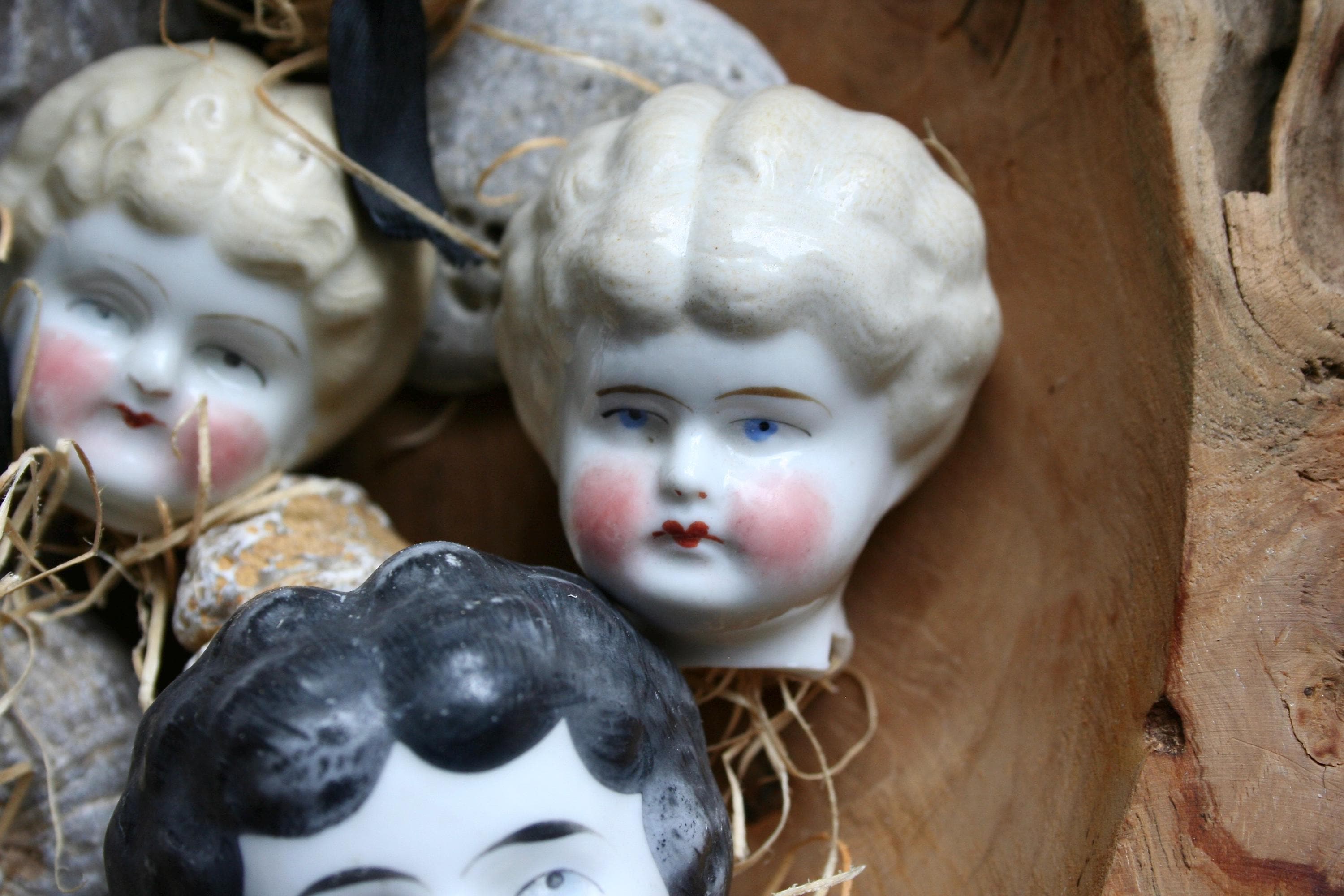 Vintage China Head Dolls - Etsy