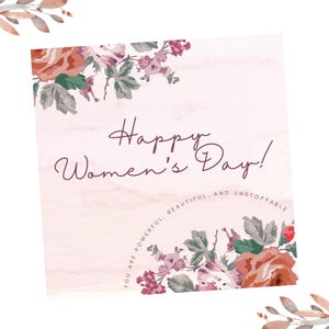 International Women&#39;s Day Printable Gift Tags | Instant Download | Women&#39;s Celebration | Printable Gift for Women