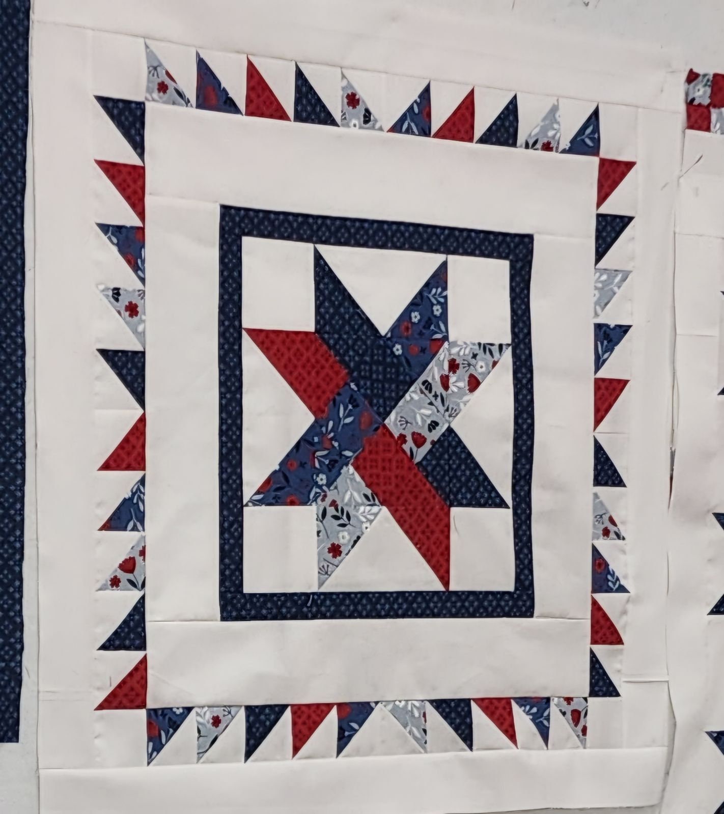 Woven Star Throw Quilt Pattern Using Accuquilt GO! for 12