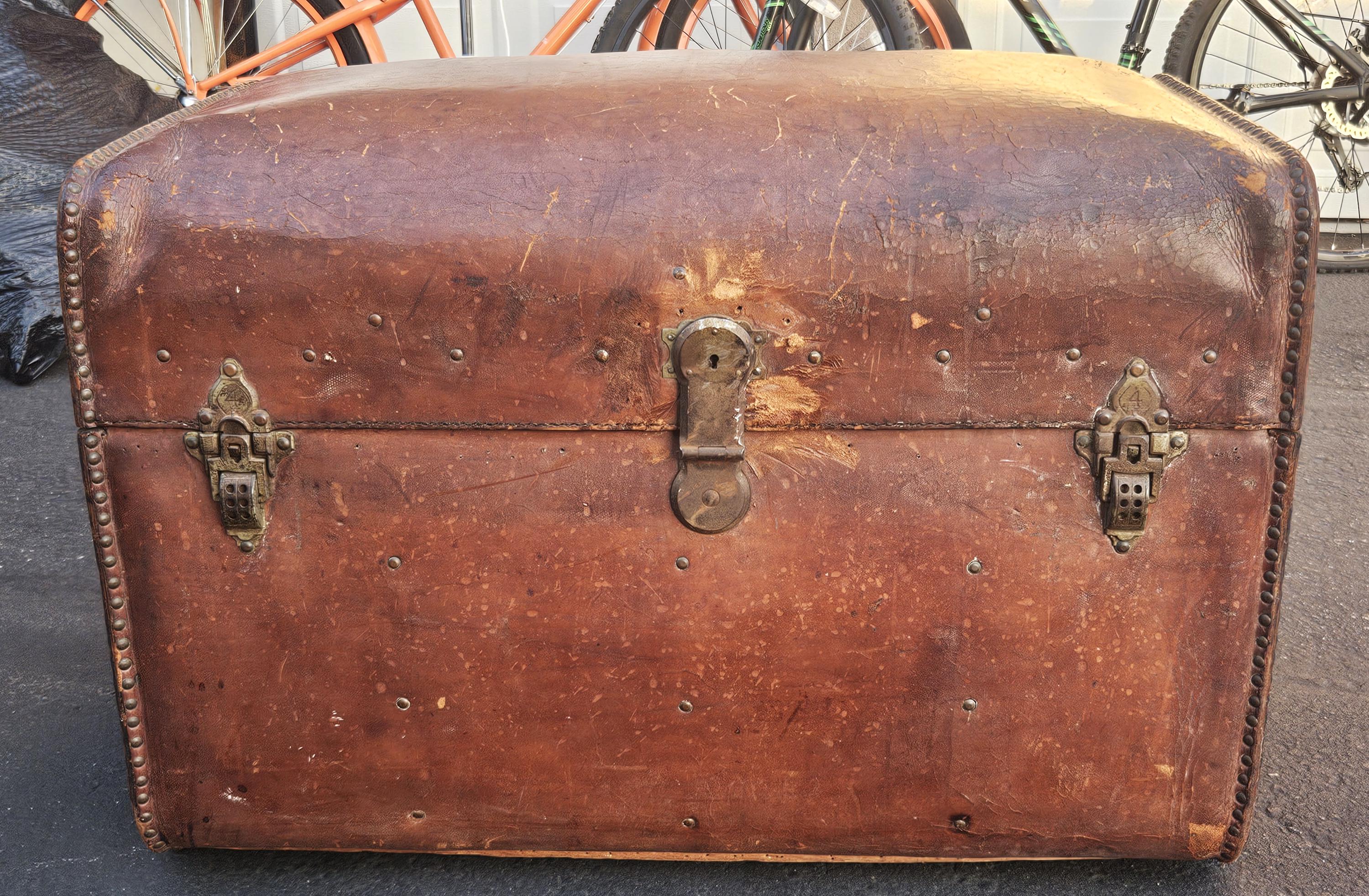 1910 Antique Trunk - Etsy