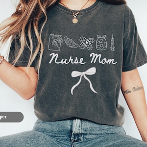Charge Nurse Mom Shirt Comfort Colors®, Mother's Day Leader Gift