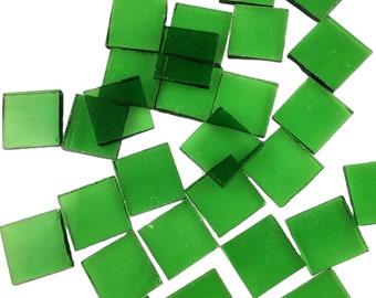Clear Light Green, 25 3/4" Square Mosaic Tiles, Spectrum #121W Transparent Waterglass