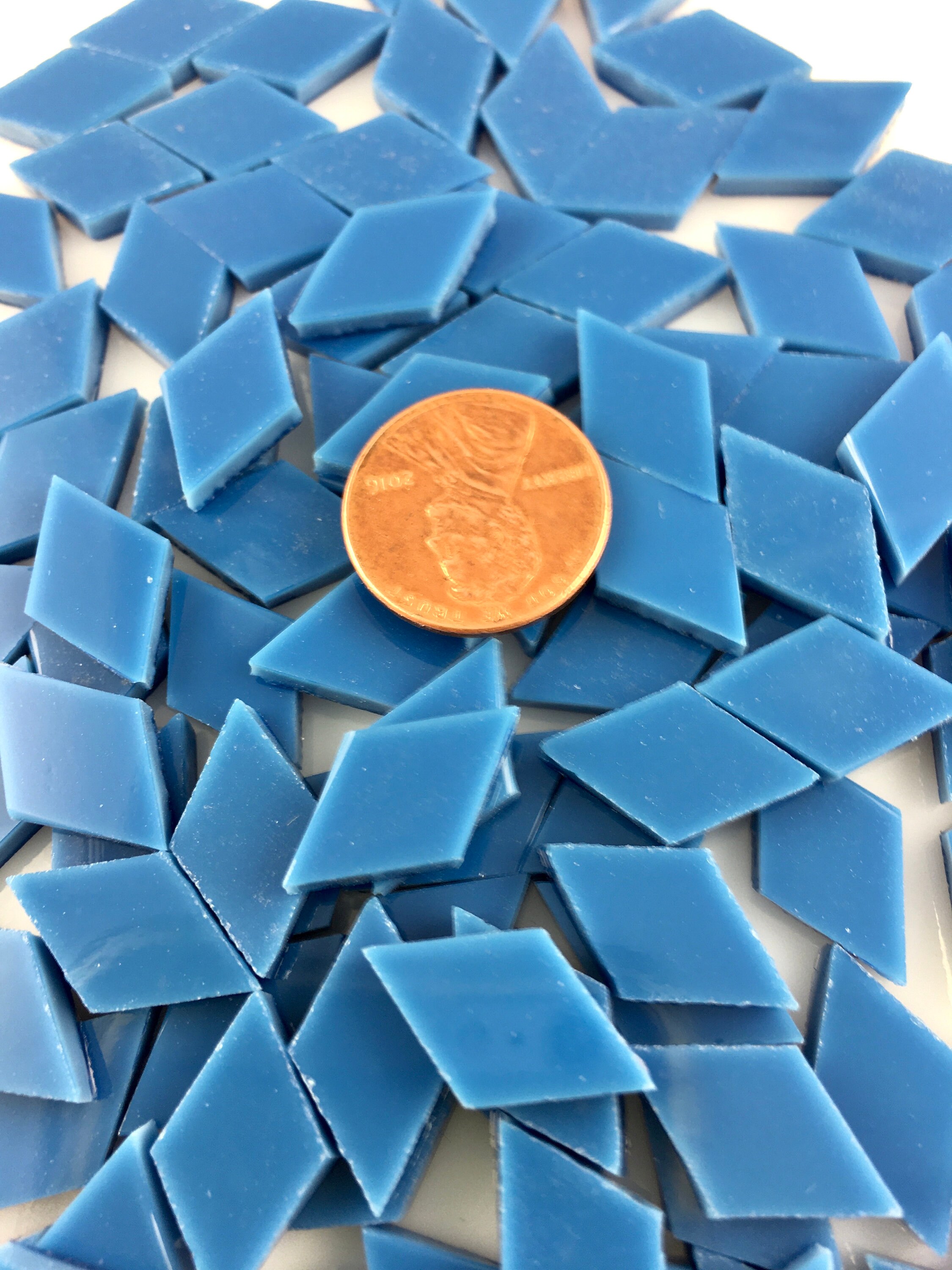 Sculpting & Forming Craft Supplies & Tools 50 Mariner Blue Mosaic Tile