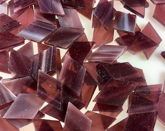 Wispy Plum Purple, 25 Diamond Tiles