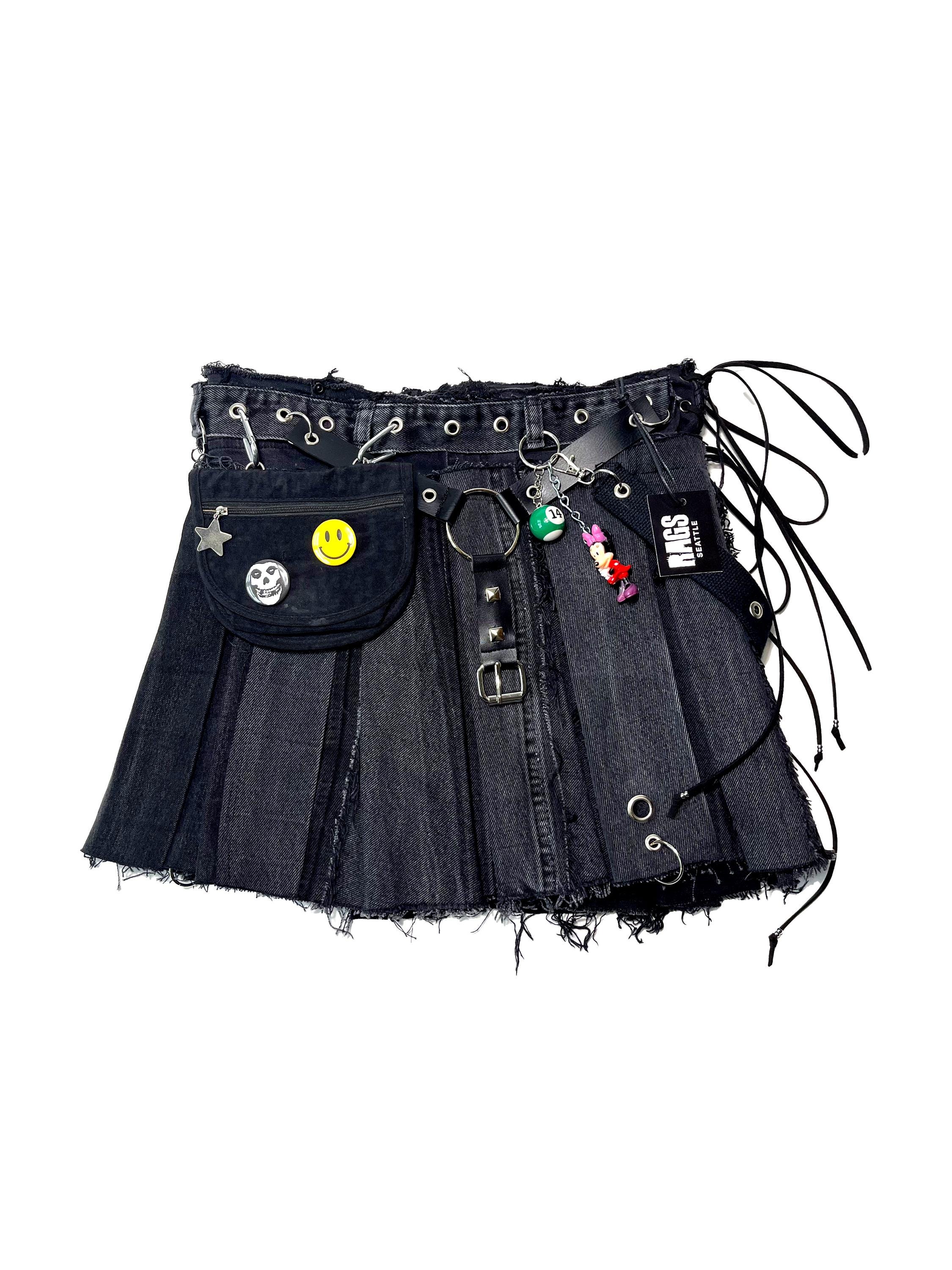 【THE MOZZ】Fanny Belt Skirt Skirt Fanny Pack - Etsy
