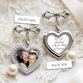 Custom Memorial Photo Pin for Graduation, Keep Loved Ones Close on Graduation Day Photo & Text Lapel Pin, Memorial Gift for New Graduate