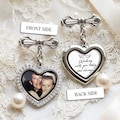 Custom Memorial Photo Pin for Graduation, Keep Loved Ones Close on Graduation Day Photo & Text Lapel Pin, Memorial Gift for New Graduate