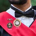 Custom Memorial Photo Pin for Graduation, Keep Loved Ones Close on Graduation Day Photo & Text Lapel Pin, Memorial Gift for New Graduate