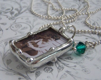 Photo Jewelry Soldered Charm Personalized Pendant