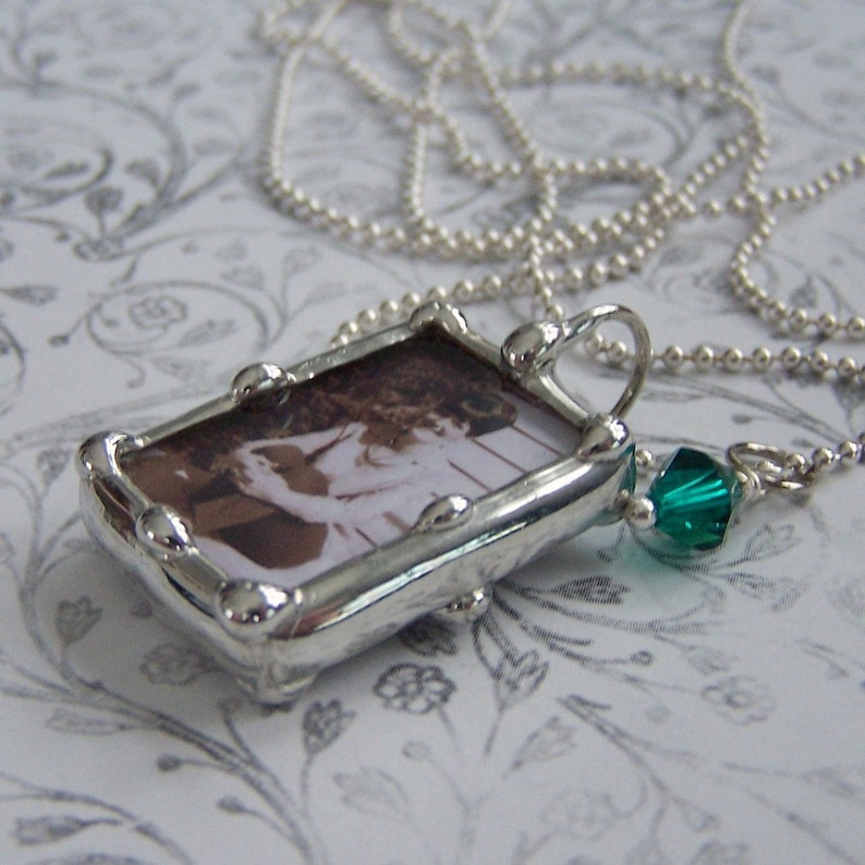 Photo Jewelry Soldered Charm Personalized Pendant Etsy