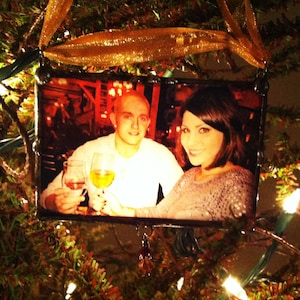 Christmas Photo Ornament Luminary Style Personalized Custom Made Picture Ornament image 3