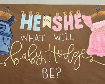 Banners - baby/gender reveal