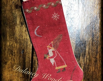 Christmas Stocking #2~Santa~ pattern