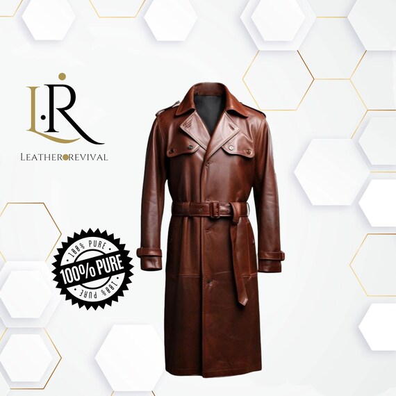 Manteau cache poussière cuir hotsell