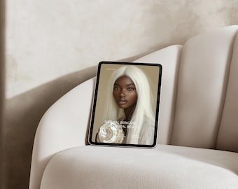 Ipad Mockup, ästhetisches Gerät Mockup, Laptop Mockup, digitales Produkt Mockup, digitales Mockup, minimalistisches Tablet Mockup, Website-Mockup PSD