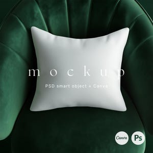 Throw pillow mockup PSD, Square fabric mockup, Woven pillow mockup Canva, Pillow case mockup, Pillow cover mockup, Textile mockup