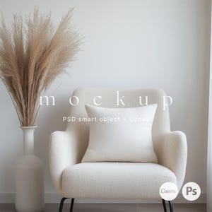 Boho pillow cover mockup, Throw pillow mockup, Canva digital mockup, Pillow case mockup, Fabric mockup, Throw pillow mockup, Pattern mockup