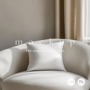 Pillow cover mockup, Throw pillow mockup, Canva digital mockup, Pillow case mockup, Fabric mockup, Throw pillow mockup, Pattern mockup